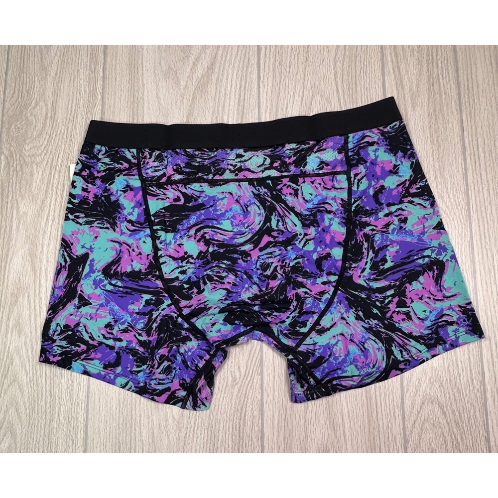 Shinesty The Limestone Ball Hammock Cooling Boxer Briefs Purple Teal XL NWT - Picture 3 of 7
